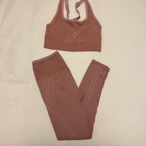 Fabletics sports bra and legging set
